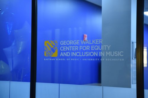 Miller Center Hallway outside George Walker Center
